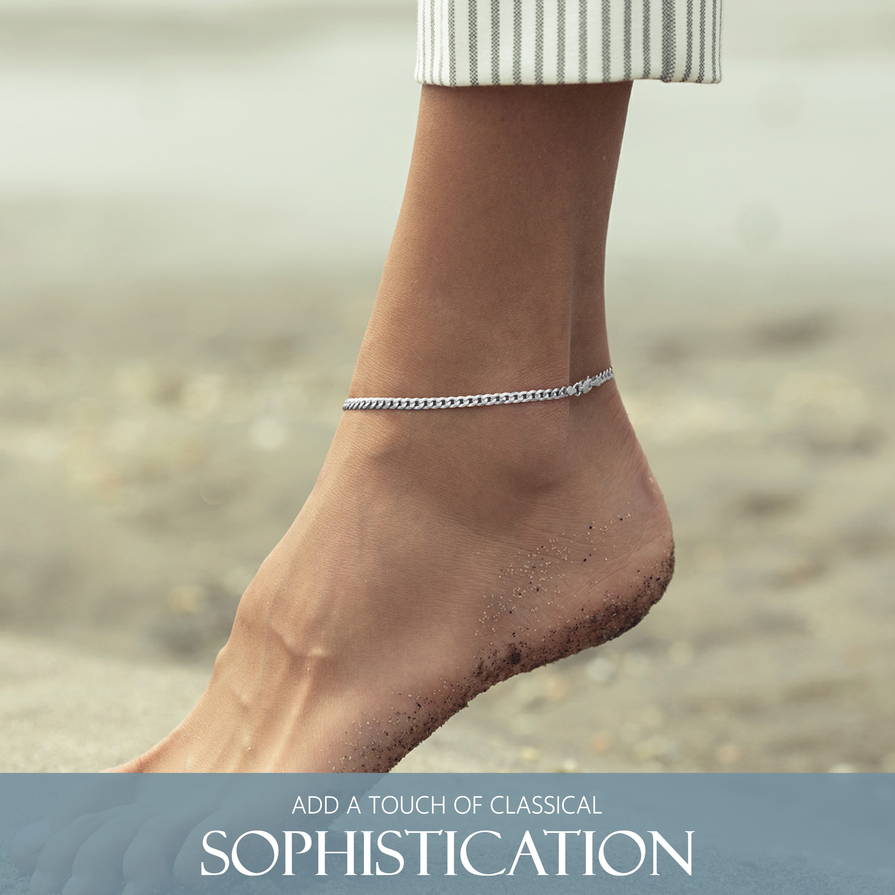 Silver 925 anklet bracelet store